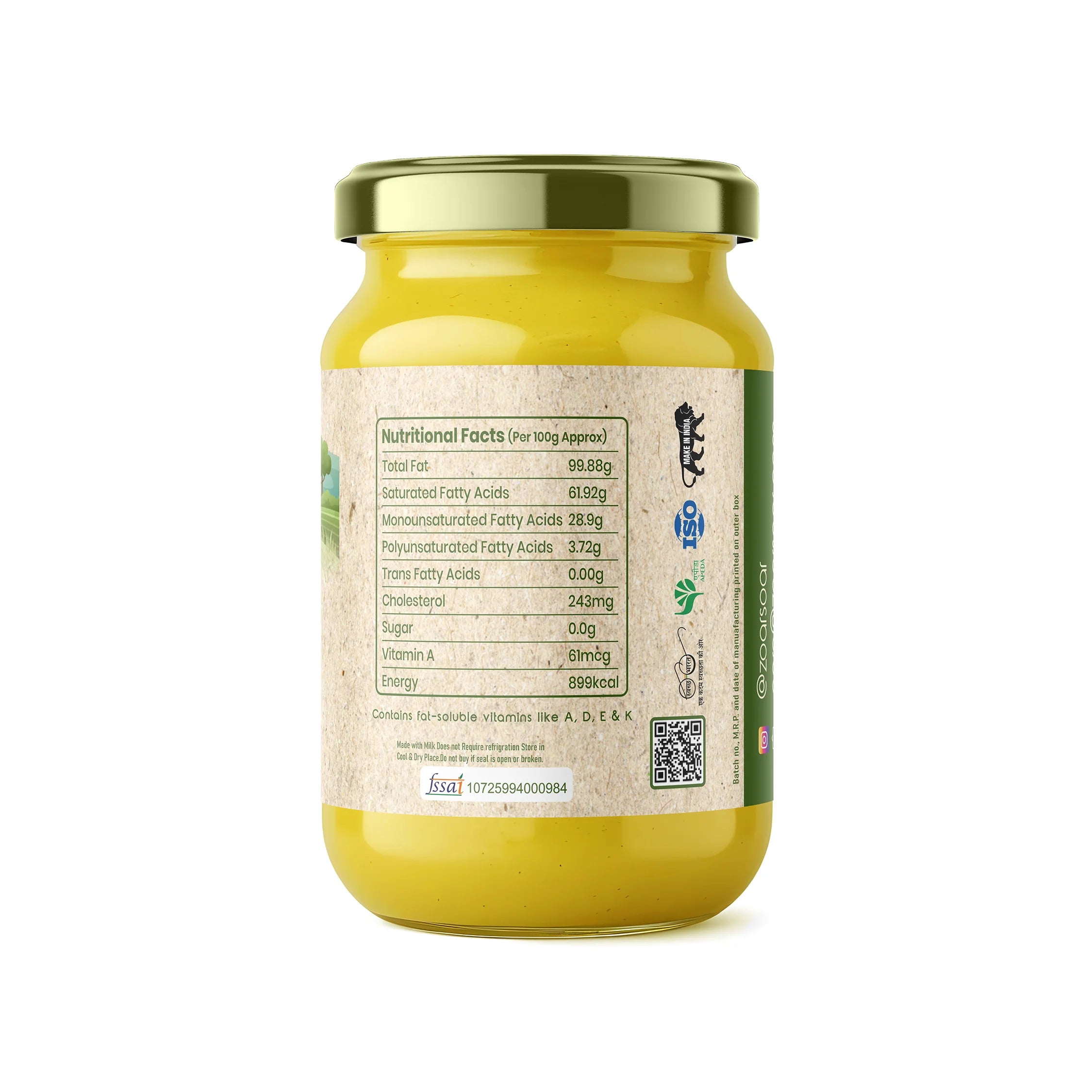Pure & Organic A2 Gir Cow Ghee