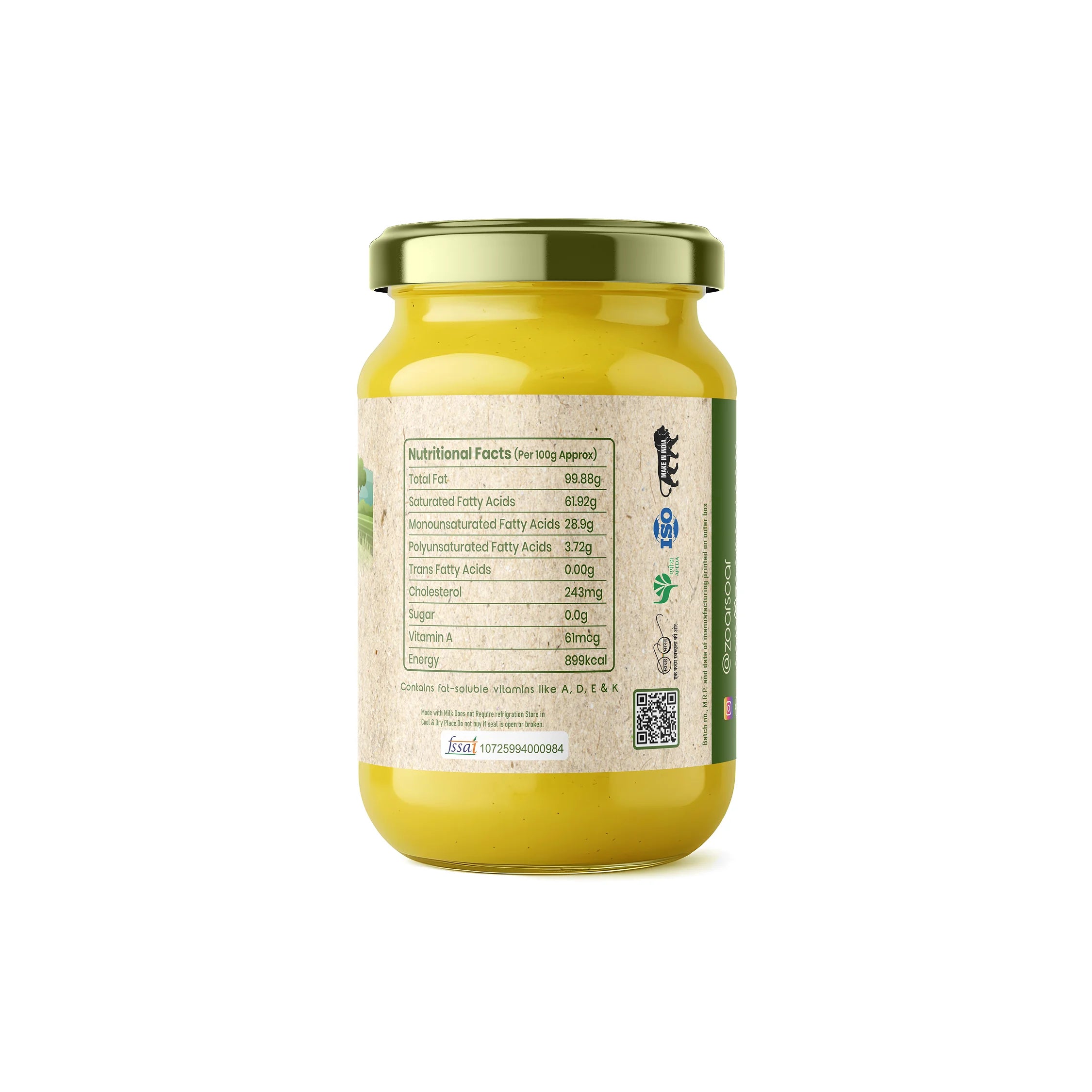 Pure & Organic A2 Gir Cow Ghee