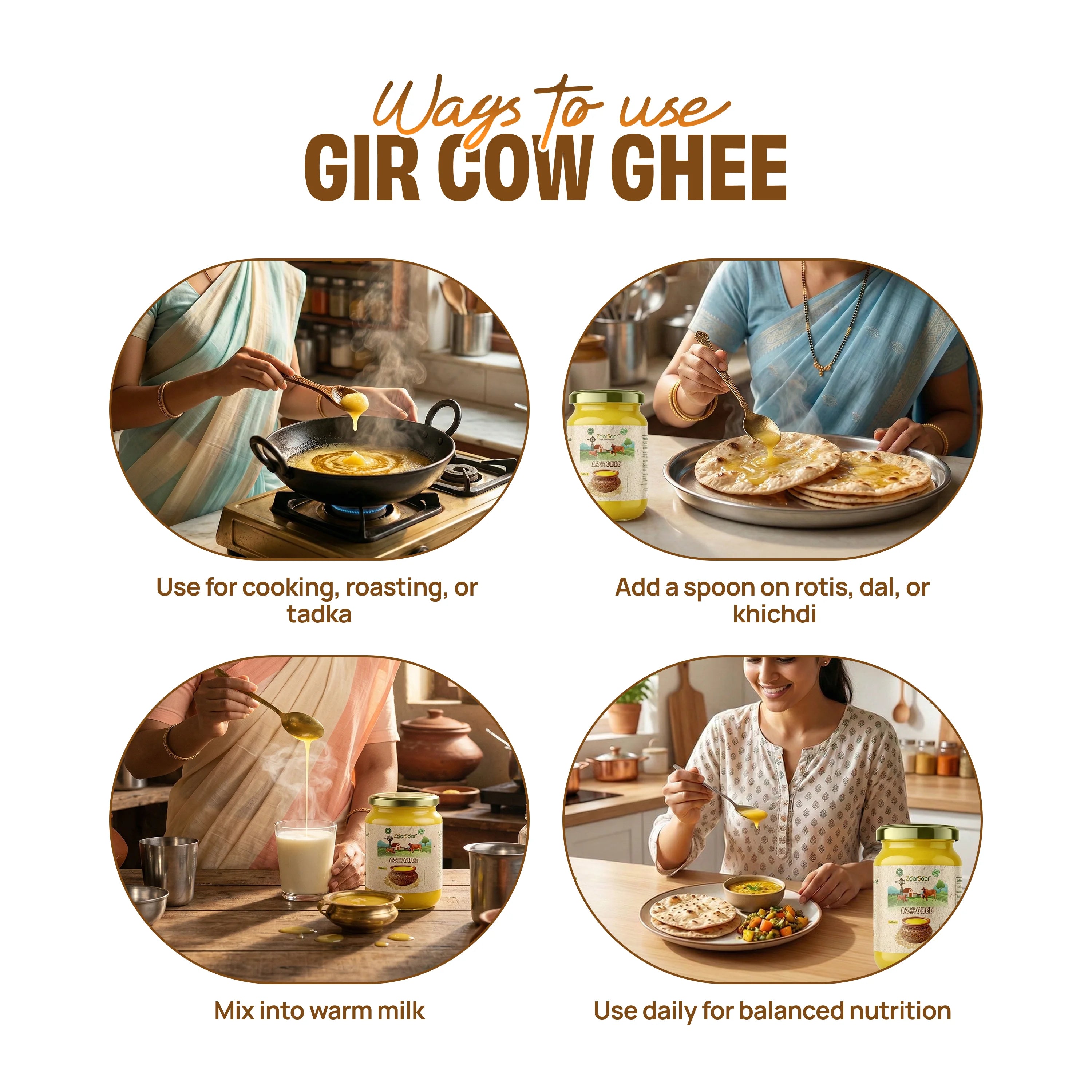 Pure & Organic A2 Gir Cow Ghee