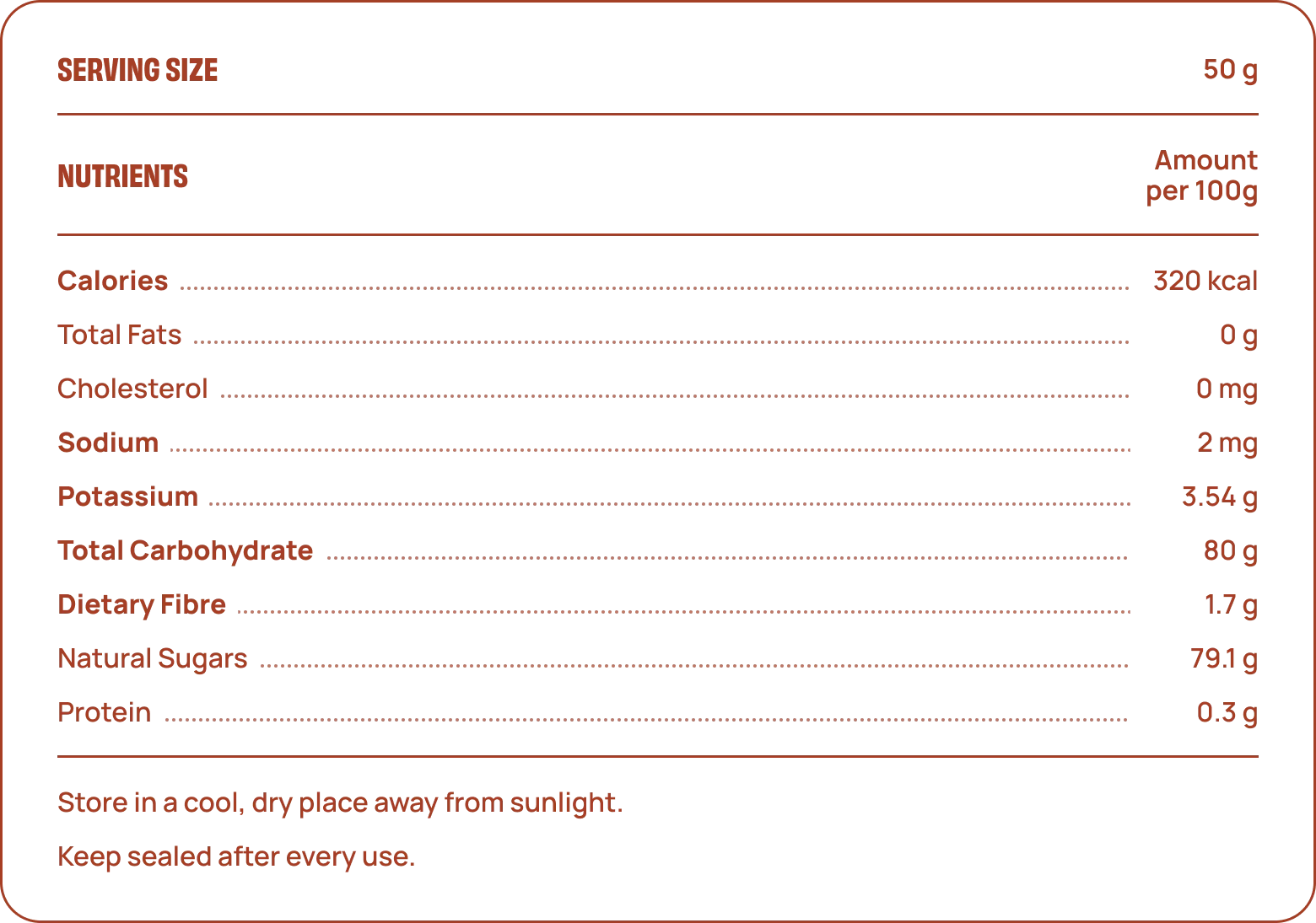 Nutritional Information